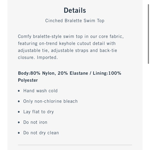 CINCHED BRALETTE SWIM TOP & TALL SIDE HIGH-WAIST HIGH-LEG CHEEKY BOTTOMS - Picture 4 of 8